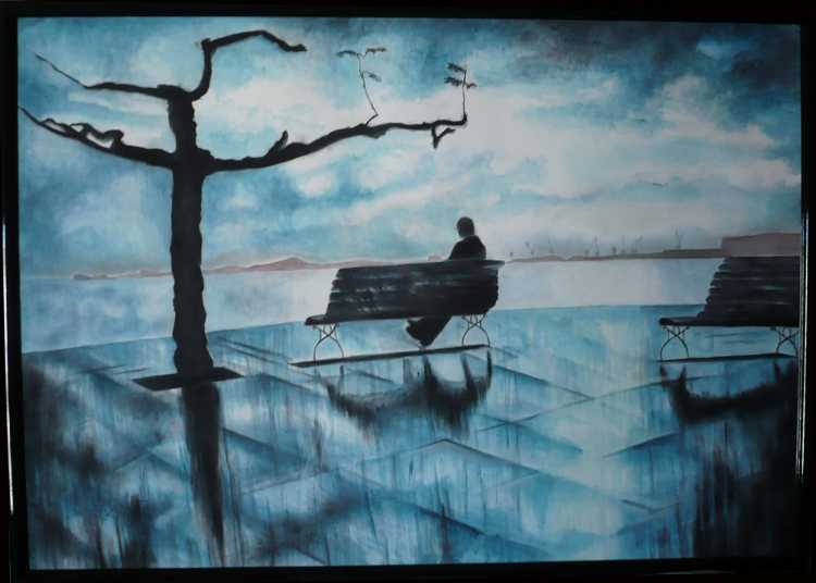 Одиночество живопись