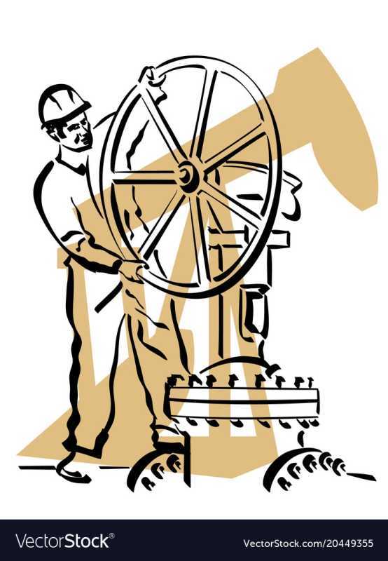 Нефтяник вектор