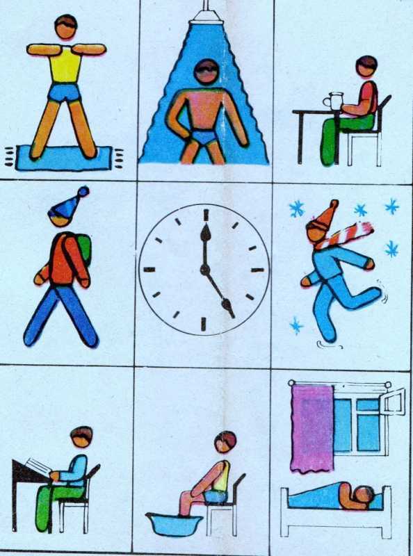 Мнемотаблица быть здоровыми хотим