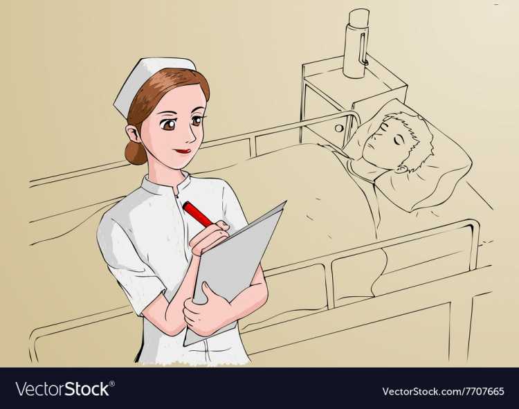 Профессия медсестра иллюстрации