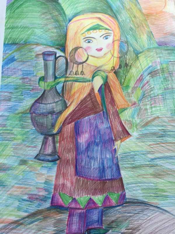 Горянка с кувшином у родника