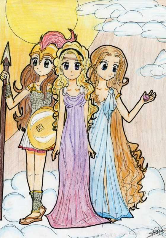 Гера Афина и Афродита