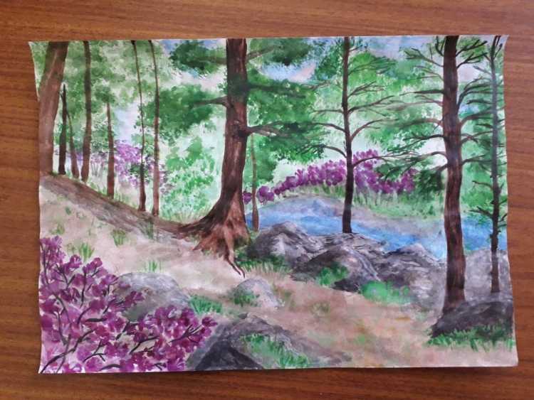 Природа Забайкалья рисунки