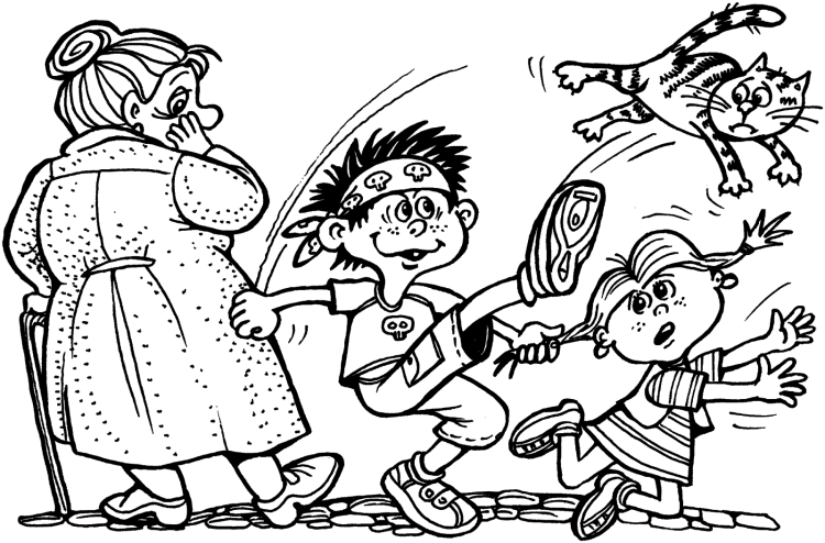 Раскраска хорошие и плохие поступки