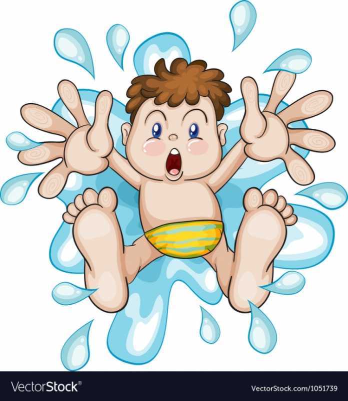 Закаливание мультяшка