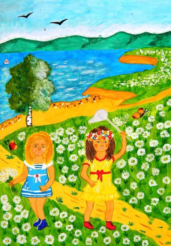 Рисование лето