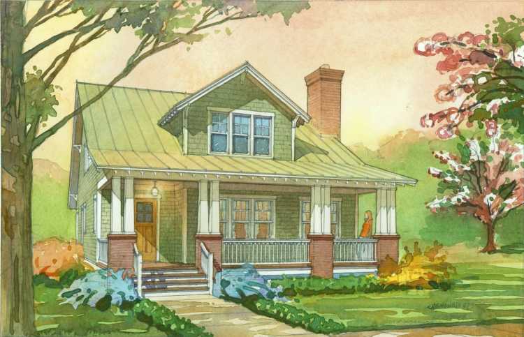 Дачный домик рисунок