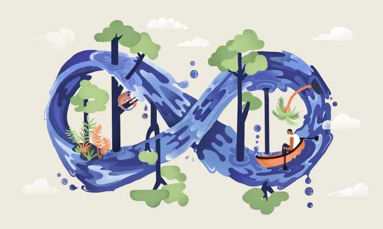 Загрязнение моря рисунок