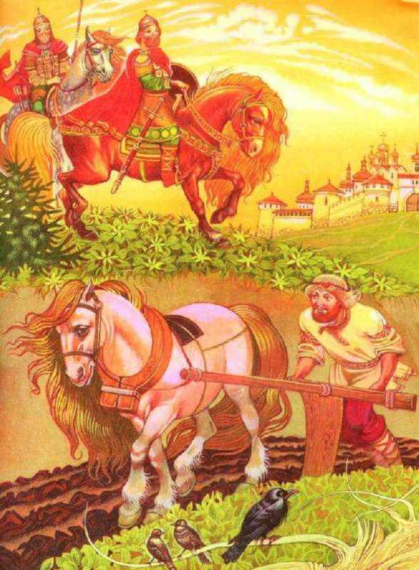 Святогор богатырь и Илья Муромец