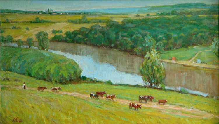 Богоявленский храм села большое Анненково Курской области