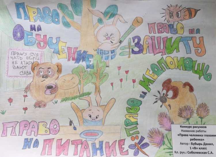 Конкурс права человека глазами ребенка 2020