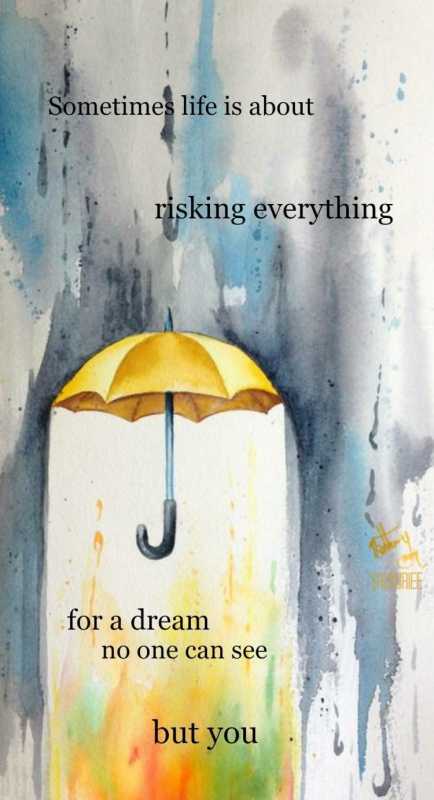 Зонтик необычная картина