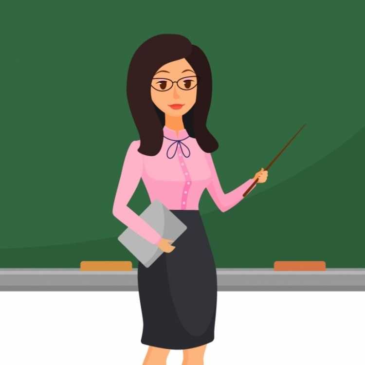 Рисунок учителя карандашом