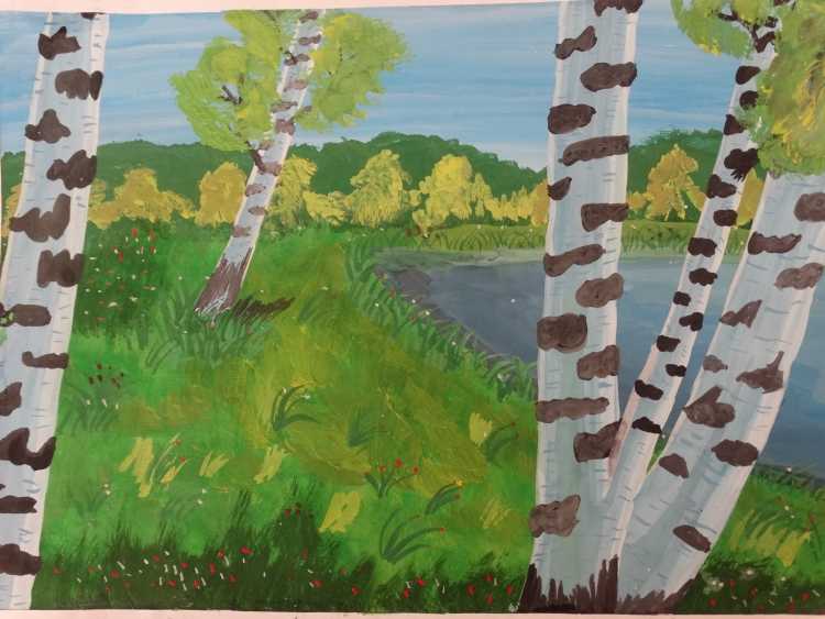 Рисование на тему Родина