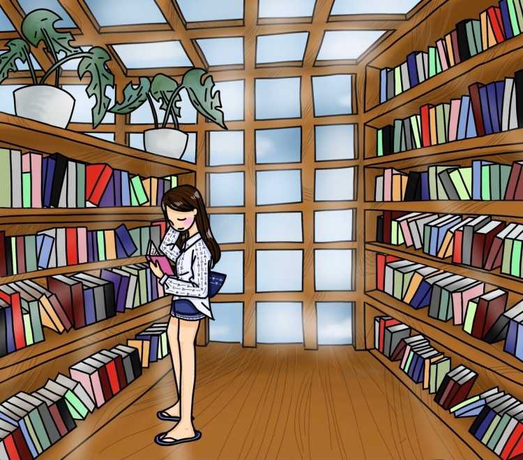 Библиотека иллюстрация