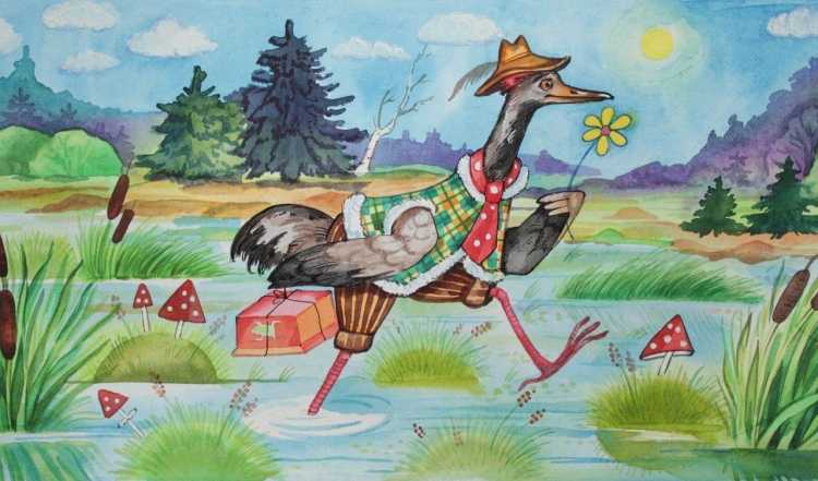 Журавль сказочный