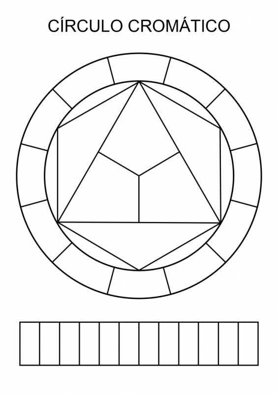 Цветовой круг пустой