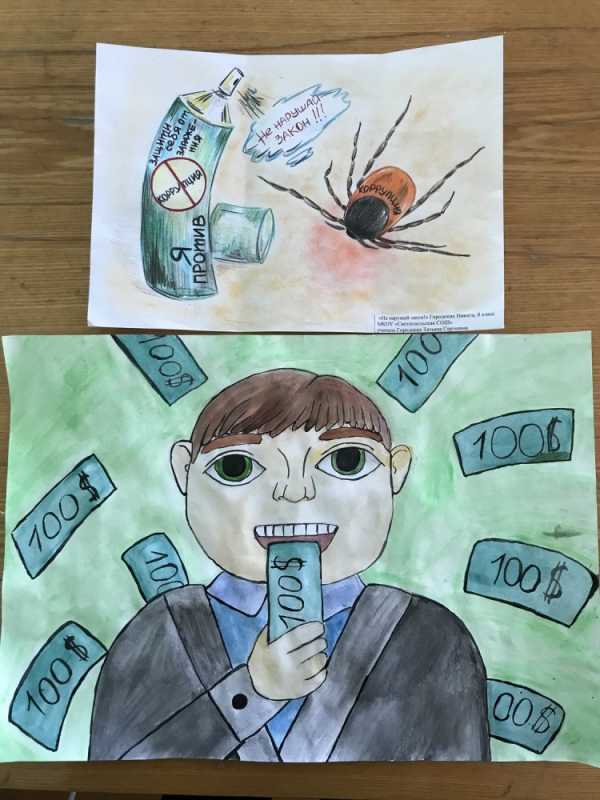 Коррупция детские рисунки