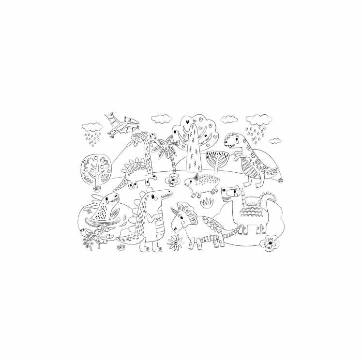 Коврик раскраска