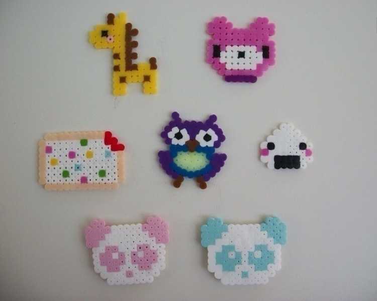 Фигурки из термомозайки для девочек