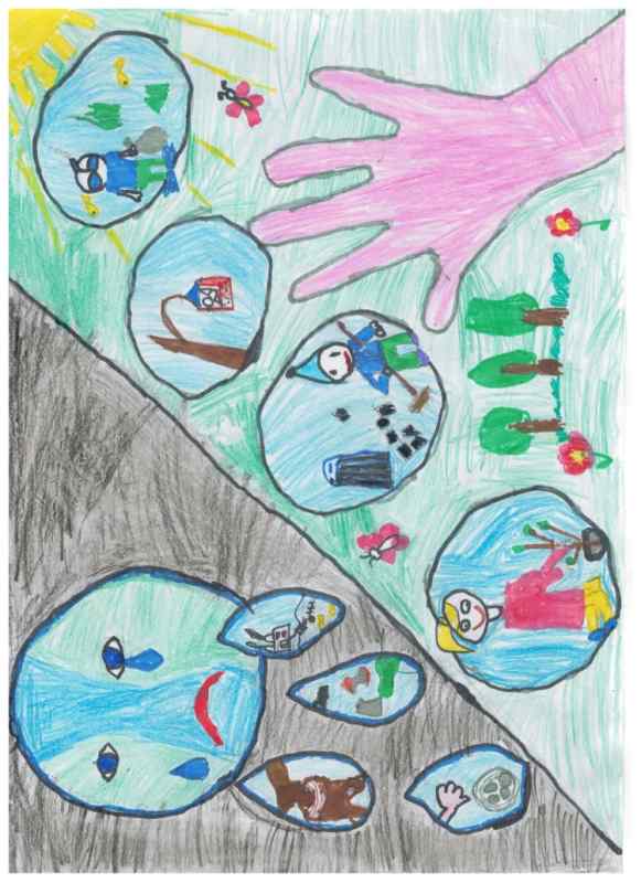 Рисунок на тему земля наш дом