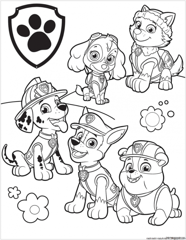 Paw Patrol Coloring Pages