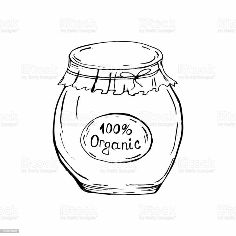 Варенье раскраска