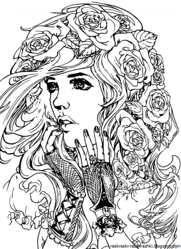 Раскраски антистресс сердце