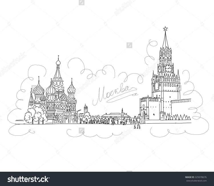 Музей истории на красной площади рисунок карандашом