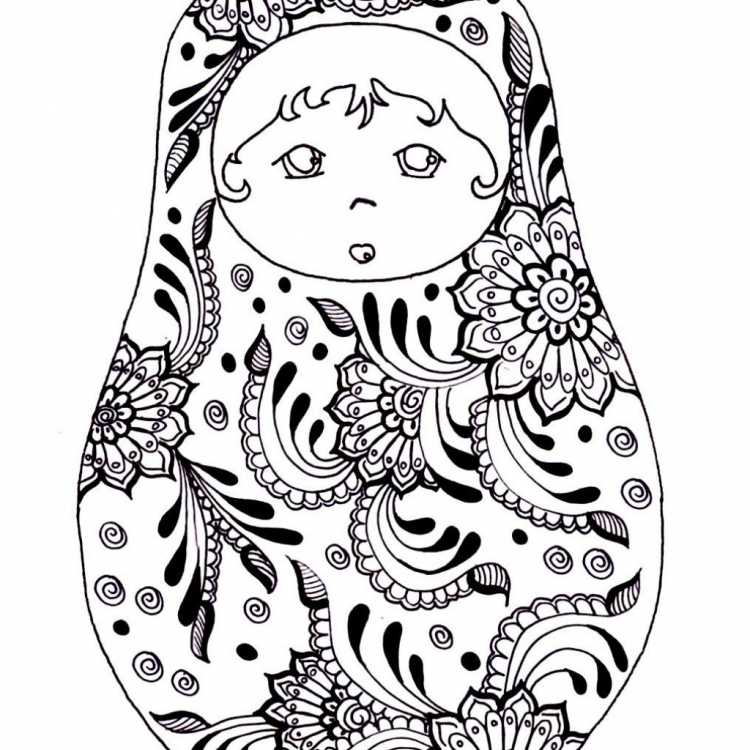 Разукрашки народные промыслы