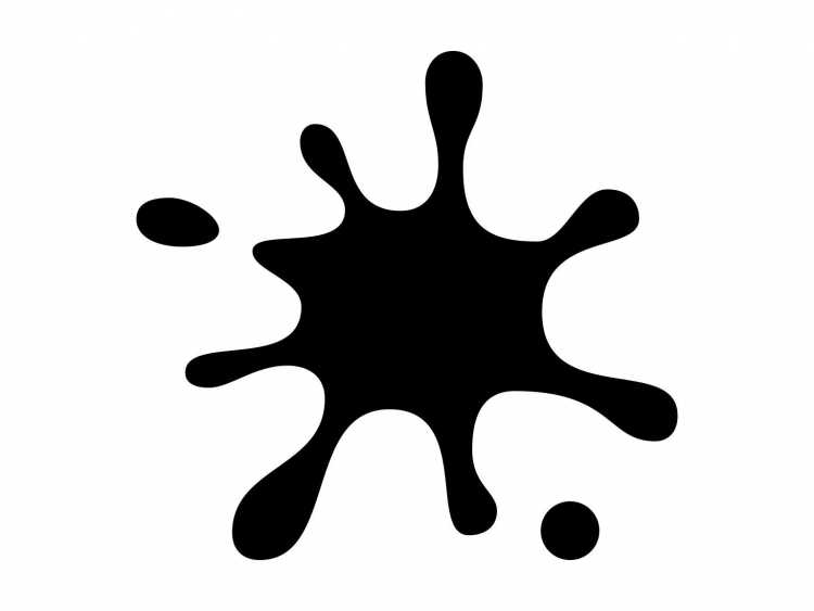 Черно белые Кляксы