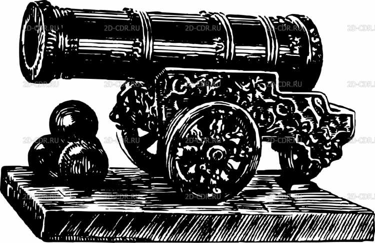 Царь пушка гравюра