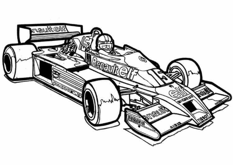 Гончая машина раскраска