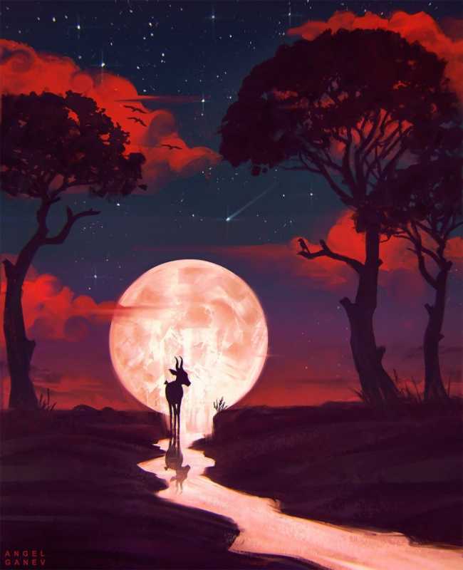 Рисовать ночь