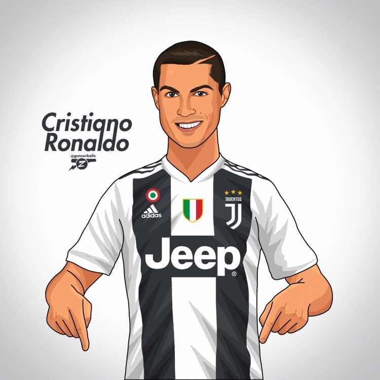 Нарисовать Кристиано Роналдо