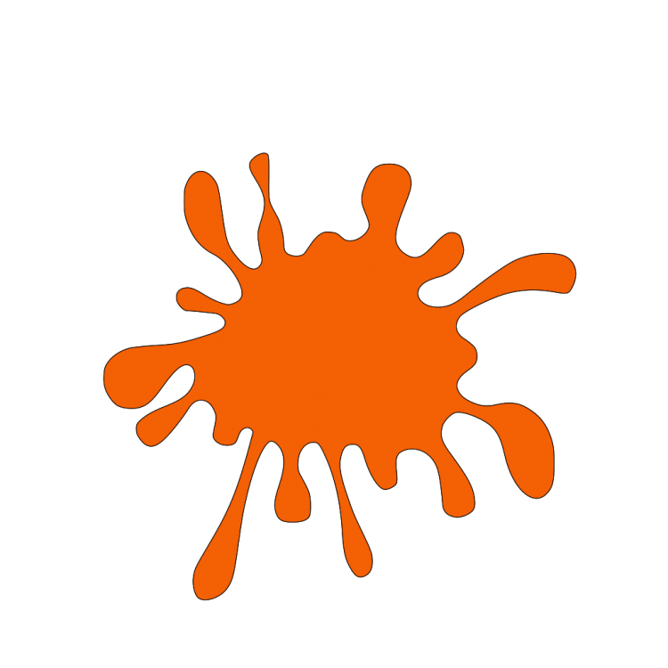 Наклейка Клякса