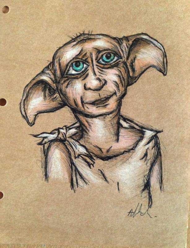 Гарри Поттер Добби арт