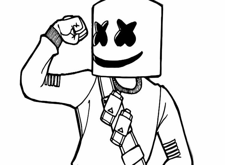 Раскраски для мальчиков маршмеллоу