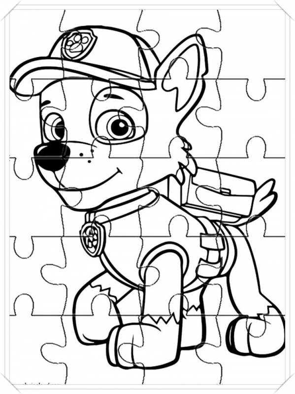 Раскраска "Щенячий патруль"