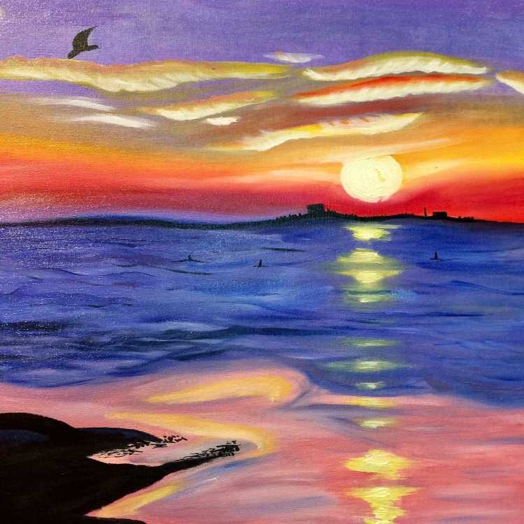 Картина закат