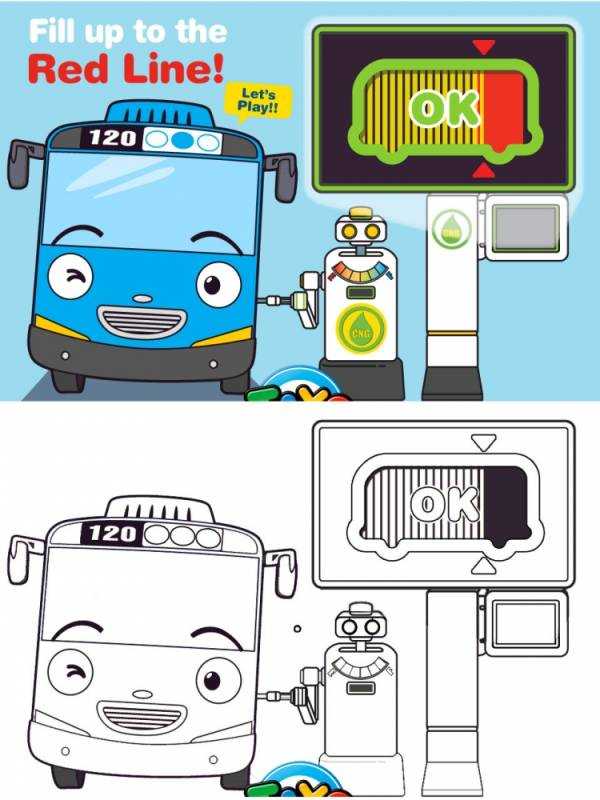 Раскраска Робокар Поли Рой