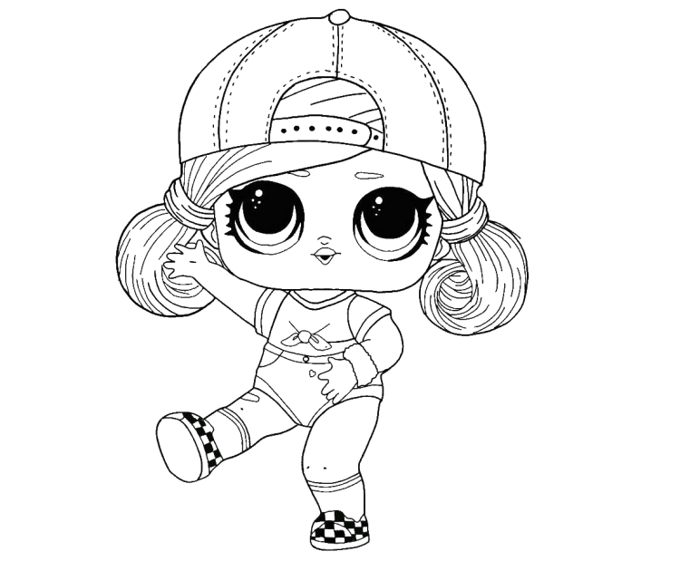 Куклы ЛОЛ сюрпрайз раскраски