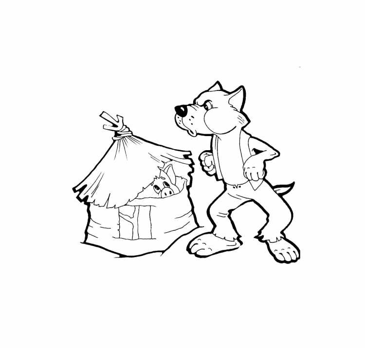 Семеро козлят рисунок