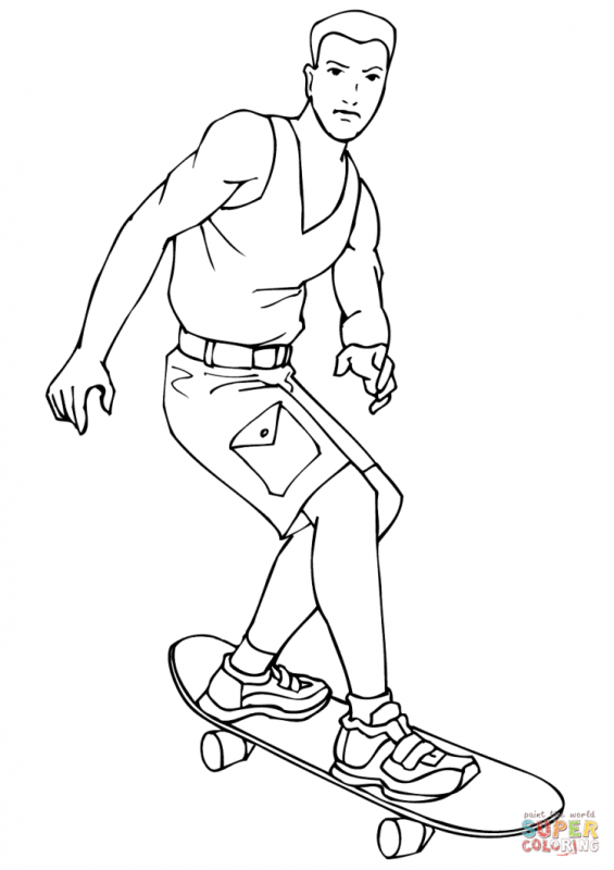 Скейтборд эскиз