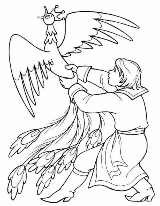 Конек горбунок Жар птица