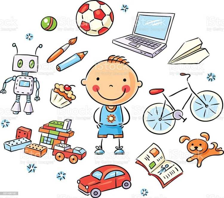 Детские увлечения в картинках