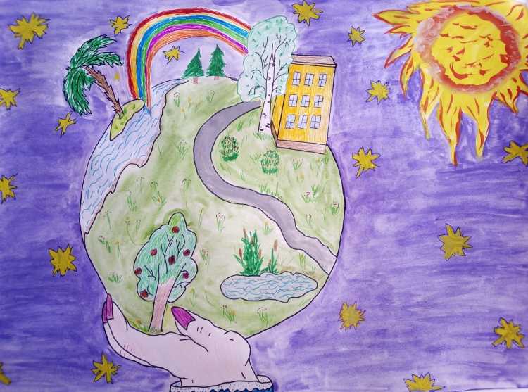 Чистая Планета рисунки детей