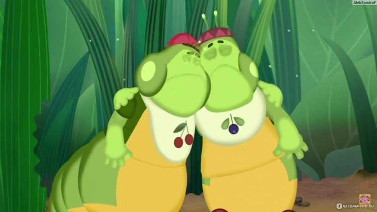 Лунтик и его друзья Вупсень и Пупсень