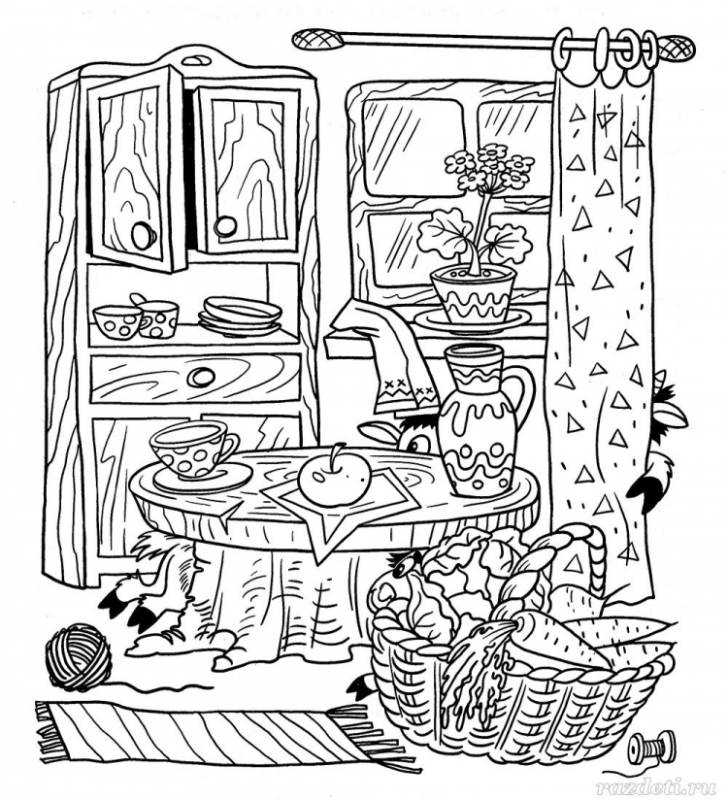 Волк и семеро козлят расскра