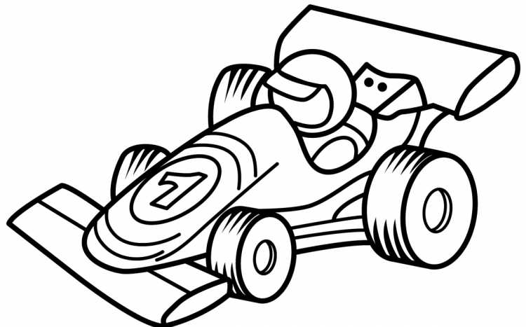 Раскраска наскар машины